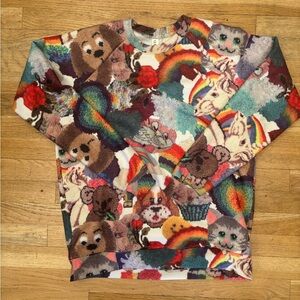 Stuffed animal printed pullover by Clashist! New without tags!